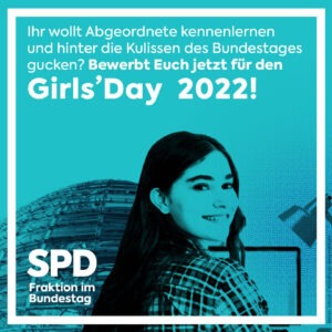 Mehr über den Artikel erfahren Girls’ Day 2022: Blick hinter die Kulissen des Deutschen Bundestages